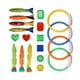 thumbnail image 4 of Kit de Juguetes de Buceo, 19 Piezas, Juguetes de Plástico para Piscina para Niños, Entrenamiento de Buceo, 4 of 9