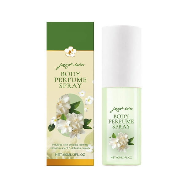 Perfume clásico Jasmine Body Perfume Spray, Fresh, Elegant, Moisturizing Skin, Light And Fragrant Jasmine Fragrances 90ml