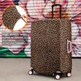 thumbnail image 4 of Brown and Black Leopard Print Luggage Cover Fashion Suitcase Cover Baggage Covers Fit 25-28 Inch Luggage (Go Travel), 4 of 5
