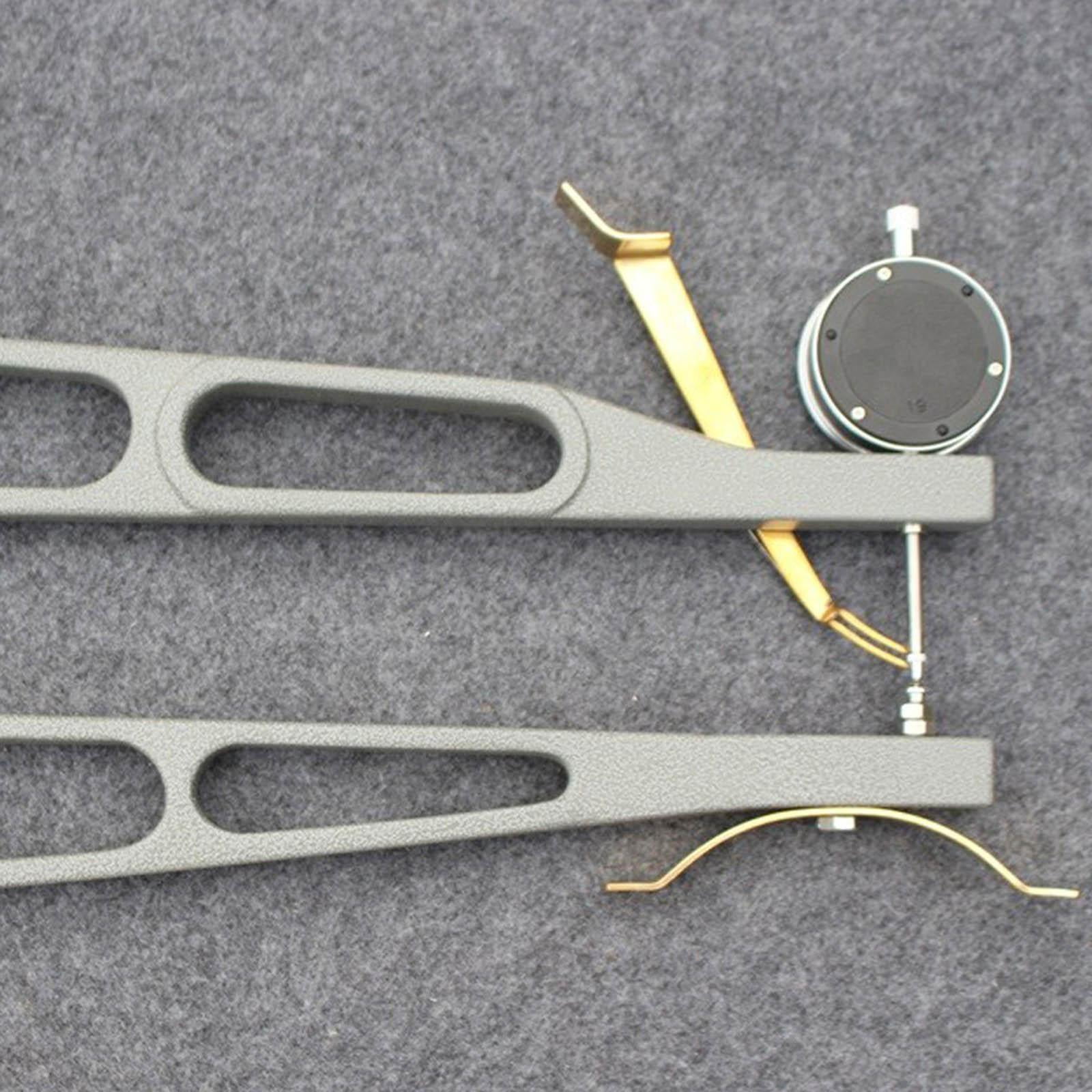 QccHieUs Guitar dial indicator violin tool Easy to use guitar plate necklepes 310 mm gray For Violin Viola