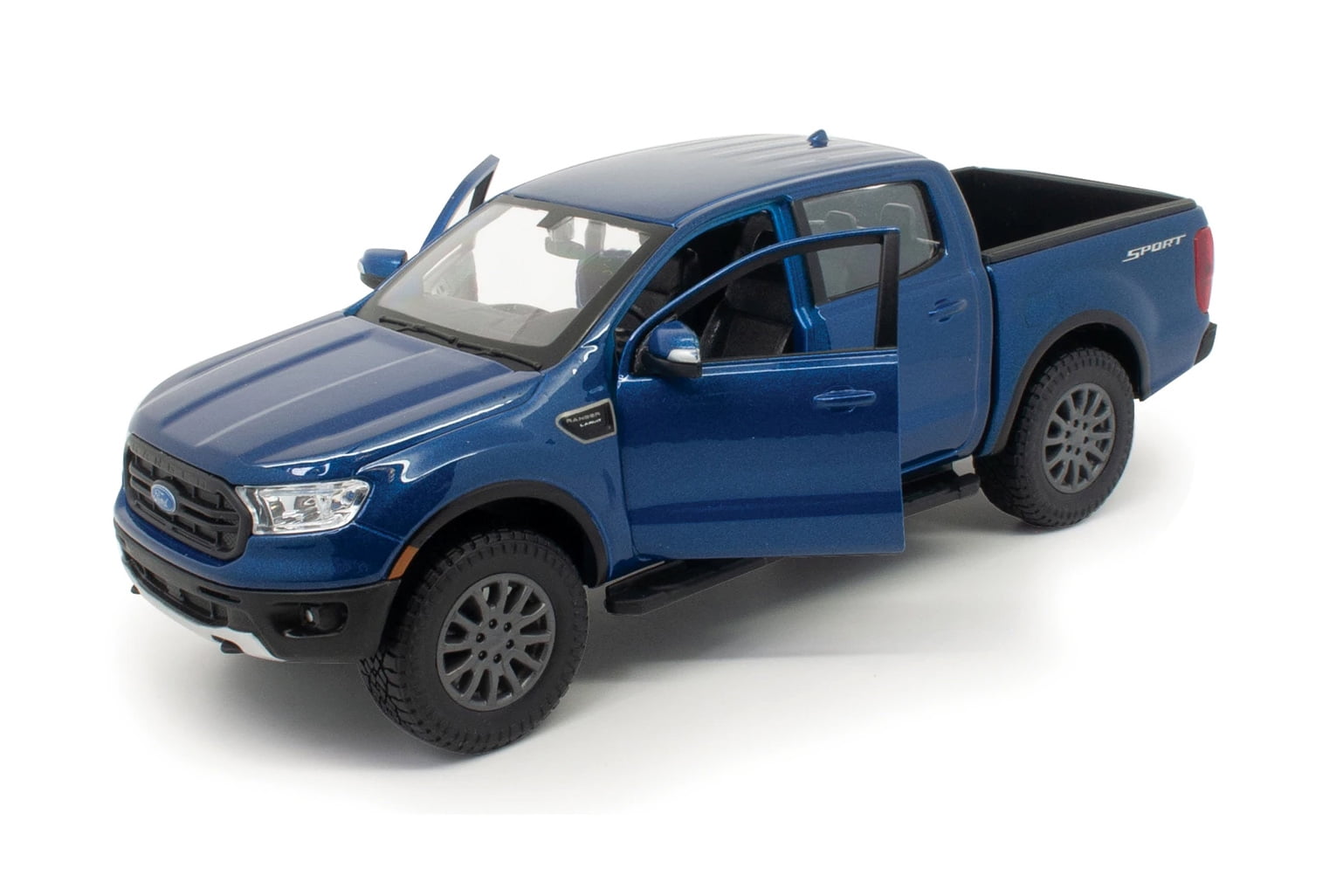 2019 Ford Ranger, Pickup Truck Blue - Showcasts 38521BU - 1/27 Scale Diecast Model Car