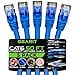 thumbnail image 3 of GearIT Cat 6 Ethernet Cable 50 ft (5-Pack) - Cat6 Patch Cable, Cat 6 Patch Cable, Cat6 Cable, Cat 6 Cable, Cat6 Ethernet Cable, Network Cable, Internet Cable - Black 50 Feet, 3 of 3