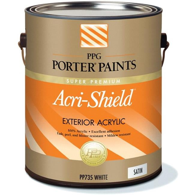 PPG Porter Paints PP73501 Acri Shield Extrior Satin White