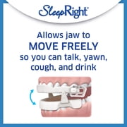 SleepRight Snore Aid – Mouthguard, FDA-Approved for Snoring, Includes Top & Bottom Trays & Case, 1 Count
