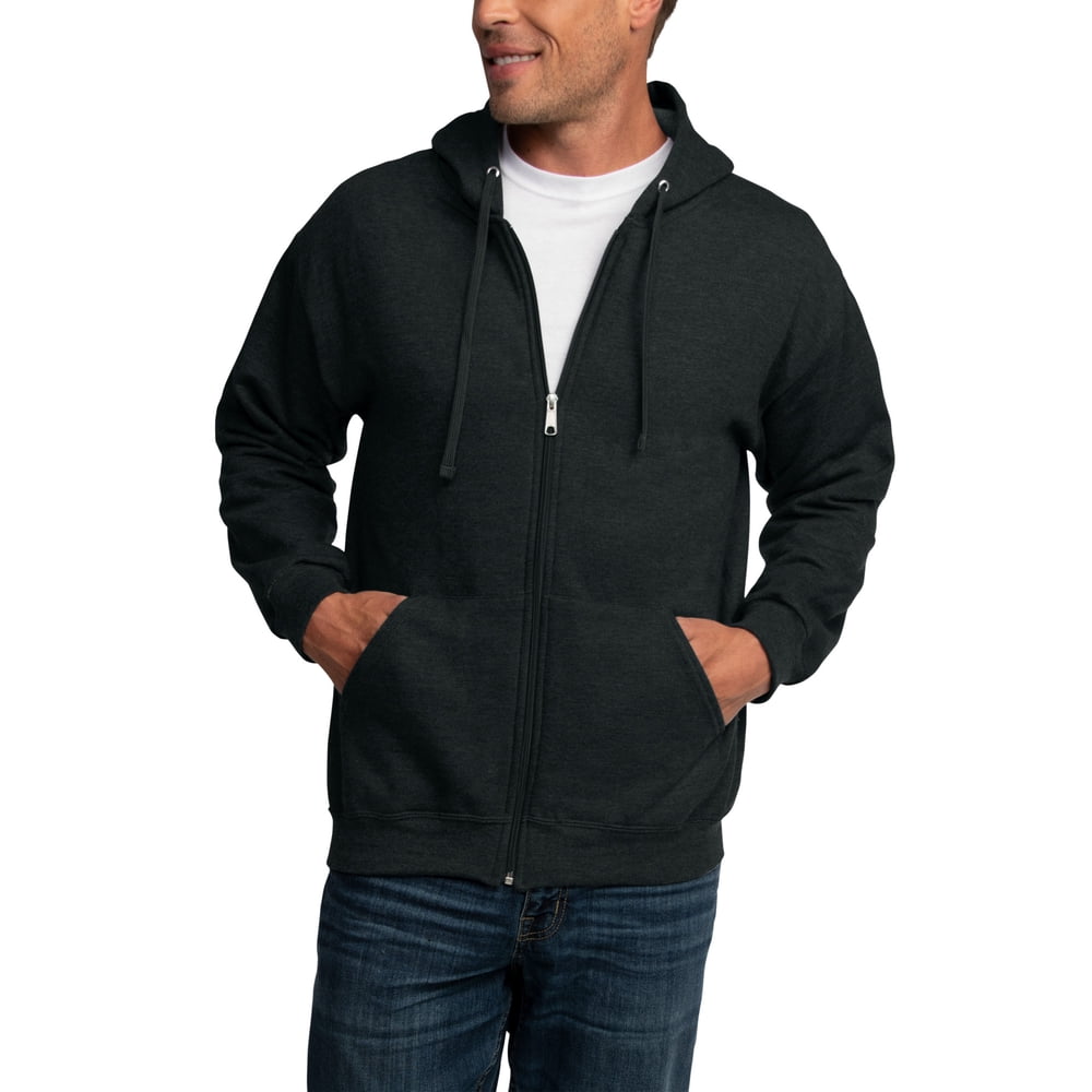 fruit of loom zip up hoodie