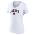 thumbnail image 2 of Women's Fanatics White Auburn Tigers Campus V-Neck T-Shirt, 2 of 3