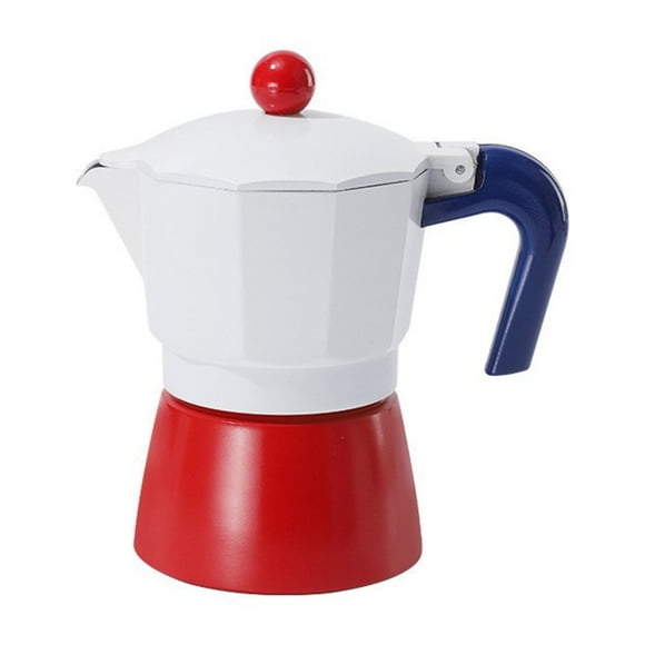 Red Coffee Maker,Pot Style Home Coffee Maker and Hand Brew Extraction Pot for Manual Coffee Making