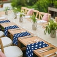 thumbnail image 3 of 4th of July Cloth Napkins, Independence Day Patriotic White Star Blue Washable and Reusable Dinner Napkins Set of 4, Table Napkin for Kitchen Party Birthday Wedding Hotel Housewarming 20"x20", 3 of 8