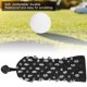 thumbnail image 3 of Cubierta impermeable de PU para Putter de Golf, protección para palos, suministros para cabeza, remache de calavera plateado, 3 of 8