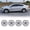 18 inch- Sliver Lacquer, variant on 18 inch Hubcaps for 2014-2020 Chevy Impala Bolt-on Black Lacquer, PP Steel Wheel Rim Covers(4 Pack)