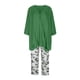 thumbnail image 4 of Conjunto de blusas y pantalones de manga larga con cuello en V y estampado para mujer Wmkox8yi bvn2976, 4 of 8