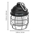 thumbnail image 3 of SEWACC 1 Set Rechargeable LED Camping Light Retro Black ABS Camping Accessory, 3 of 8