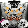 MIARHB hot lego for adults Halloween Balloo n Set Pumpkin Head Skull Letter Pull Flag Halloween Decoration