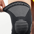 thumbnail image 5 of Rodilleras deportivas antideslizantes, elásticas y transpirables, para correr, baloncesto, deportivas, de nailon, de punto, 5 of 5