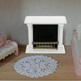 thumbnail image 5 of Mini House Wood Fireplace Doll House Mini Fireplace Model Miniature Furniture Model, 5 of 5