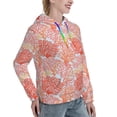 thumbnail image 6 of Salouo Corals Pattern Hoodie Sweatshirts for Women, Autumn Pullover Hoodie Workout Sweat Women's Long Sleeve Preppy Sweatshirts-XX-Large, 6 of 7