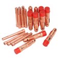 thumbnail image 1 of Pinzas De Soldadura, 10 Uds., Pinzas TIG Con 10 Uds., Accesorios De Soplete, Conector De Cobre De Soldadura Por Arco De Argón, Consumibles Para Soplete De Soldadura Por Arco, 1 of 8