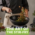 thumbnail image 4 of TECHEF Onyx Collection 12" Nonstick Wok / Stir Fry Pan, Made in Korea, 4 of 8