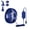 Blue suction cup + chair back, variant on Usb Fan for Car Powerful Blower Air Circulation Adjustable | 3-Speed Electric Fan for Car Vehicle Truck RV Camping Home