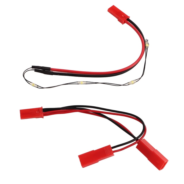 Accesorios De Actualización De Coche RC, Cool RC Car Front Face Middle Grille Lamp Group Fácil Instalación Estable 4 Cuentas LED Para 1/8 1/10 RC Climbing Car ANGGREK Otros