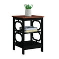 thumbnail image 6 of Convenience Concepts Omega End Table with Shelf, Cherry Top/Black, 6 of 8