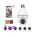 thumbnail image 1 of 3x 360 ° 1080P IP E27 Bombilla Cámara 5G Wi-Fi IR Noche Inteligente Hogar Inalámbrico Seguridad LDY Cámara, 1 of 9
