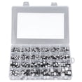 thumbnail image 1 of 400 piezas 24 valores condensador electrolítico negro SMD condensadores electrolíticos de aluminio Kit surtido 1uF a 1000uF, 1 of 9