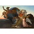 thumbnail image 2 of Alexandre Cabanel 18x14 Black Ornate Wood Framed Double Matted Museum Art Print Titled - The Death of Moses (1850), 2 of 5