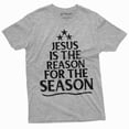 thumbnail image 6 of Men's Jesus is the reason for the season T-shirt Christmas Tee shirt Church bible verse quote tee (XX-Large Navy Blue), 6 of 7