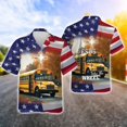 thumbnail image 2 of Camisas de autobús escolar 2024 para hombre, camisa de moda con solapa para hombre, uniforme de calle de manga corta, camisas hawaianas de verano para hombre, venta al por mayor, 2 of 5