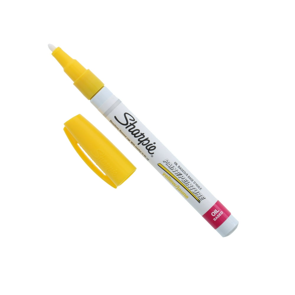 Sharpie® OilBased Paint Marker, Fine Point, Yellow
