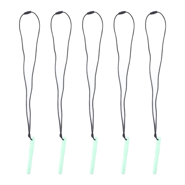 Collar para masticar, collar para masticar para bebés de 5 piezas, collar para la dentición del bebé, collar para masticar sensorial, rendimiento probado