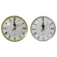 thumbnail image 4 of 5.2 Inch (130 mm) Silver Quartz Clock Insert with Roman Numeral and Quartz Movement, 4 of 8