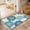 Turquoise, Mint, White, variant on 5x8 Area Rugs for Living Room, Blue Sunflowers Non Slip Area Rugs for Kitchen Bedroom Entryway, Spring Floral Modern Abstract Art Washable Carpet Runner Rug Floor Mats for Bedroom Home Decor