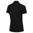 thumbnail image 3 of Women's-Antigua  Black Cincinnati Bengals St. Patrick's Day Era Polo, 3 of 4