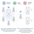 thumbnail image 5 of Remote Control Socket Wireless Switch Mains Uk Plug Ac Power Outlet Switch Home, 5 of 5
