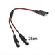 thumbnail image 4 of Cable Divisor en y SAE 92MC 18AWG, Conectores de Carga de 1 A 2 SAE para Automoción, 4 of 6