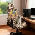 thumbnail image 3 of Xoenoiee Highland Cattle Butterfly Sunflower Pattern Gaming Chair Covers with Armrest Covers Office Desk Chair Cover Computer Chair Cover Stretch Gamer Chair Slipcovers Cat Scratch Proof, 3 of 7