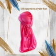 thumbnail image 2 of Headwraps surtido colores larga cola pirata sombrero unisex a prueba de viento una sola capa atractivo elegante diseño transpirable turbante gorros rosa rojo Methold  AP008604-12B, 2 of 4