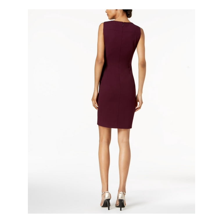 Calvin klein sunburst sheath cheap dress