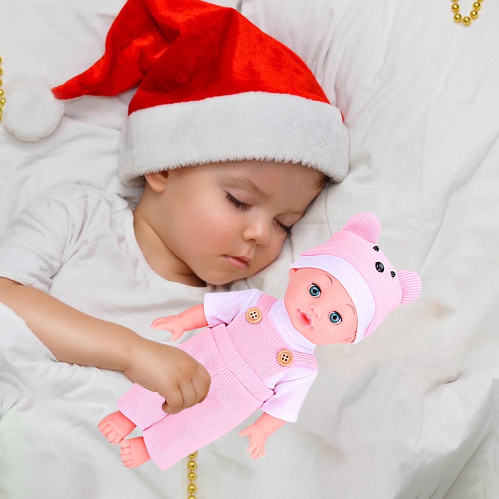 12 Inch Talking Baby Dolls for 3 Year Old Girls - Soft Body Interactive Baby Doll for Kids That Can Talk, Cry, Sing and Laugh - Makes Cute Sounds