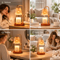 thumbnail image 5 of Funistree Flower Candle Warmer Lamp with Timer and Dimmer, Electric Top Down Wax Melter for Jar Candles, Adjustable Height Wax Warmer for Women Girl Wife, New Home Bedroom Decor, 5 of 9