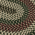 thumbnail image 3 of Colonial Mills 2' x 3' Green and Red Reversible Oval Area Throw Rug, 3 of 3