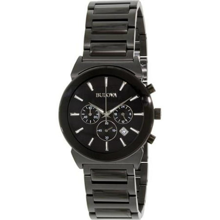 Bulova Men's Classic 98B215 Black Stainless-Steel Quartz Watch