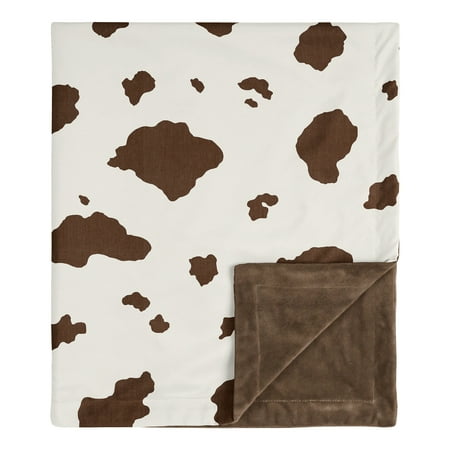 UPC: 0846480077756 | Wild West Cow Security Baby Blanket by Sweet Jojo Designs