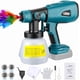 thumbnail image 1 of Rociador de Pintura Inalámbrico Compatible con Batería Ma*kita, Rociador de Pintura Eléctrico Pistola de Pintura HVLP con 3 Patrones 4 Boquillas de Tamaño para Pintar en Casa Muebles Gabinetes (Solo, 1 of 7