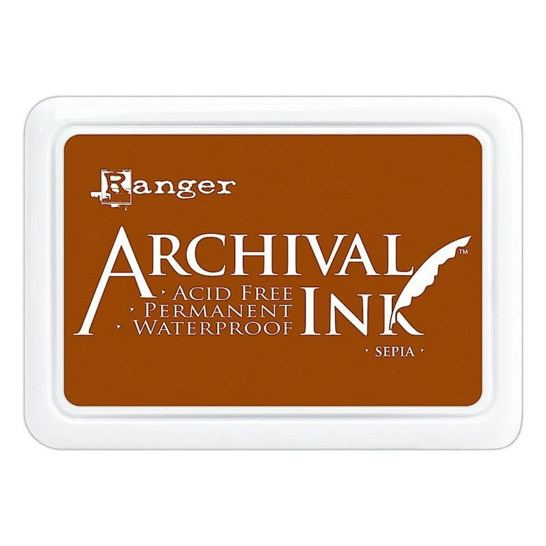 Ranger Archival Ink Viridian 2 1/2 in. x 3 3/4 in. Pad [Pack of 3 ]