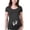 Black, variant on Womens Maternity Cartoon Footprint T Shirt Pregnancy Short Sleeve Tee Cute Heart Print Casual Summer Top,Dark Gray,SIZE:S