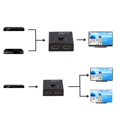 thumbnail image 1 of YLSHRF Séparateur Bidirectionnel Interrupteur Noir Bidirectionnel 15MA, 3 Ports SWABH4 pour Moniteur de Projecteurs, 1 of 8
