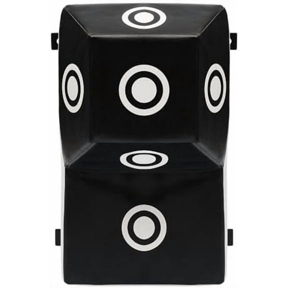 Boxing Training Punching Target, Heavy-Duty Steel MMA, Wall Mount, Space-Saving, Black and White$$Sport & Recreation Other
